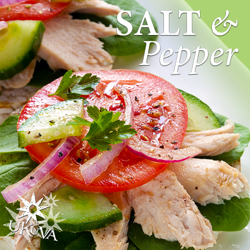 Open Chicken Salad Sandwich with Maasai Salt & Pepper