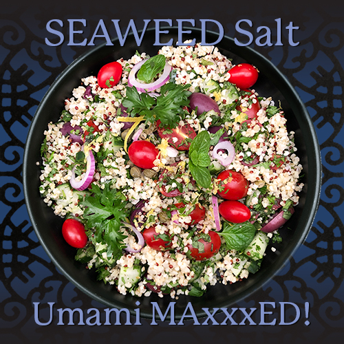 Quinoa Salad with Ukuva Seaweed Salt Grinder