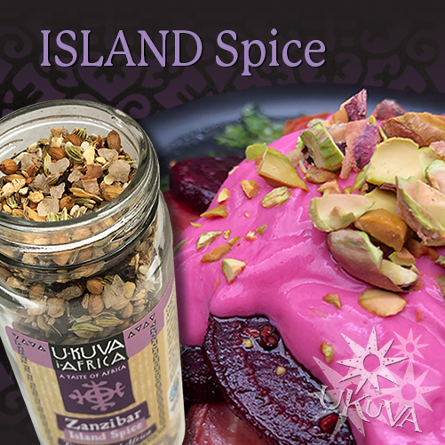 Beetroot, Yogurt & Pistachio Salad with Ukuva Island Spice Grinder