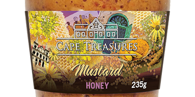 Jar of Cape Mustard with Honey
