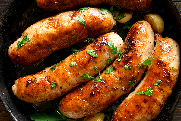 Fried Curry Sausages perfect with Ukuva Curry Ketchup