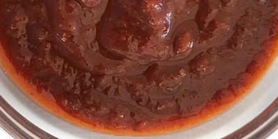 Top view of Ukuva Harissa Sauce