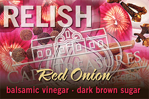 Red Onion Relish - Label front