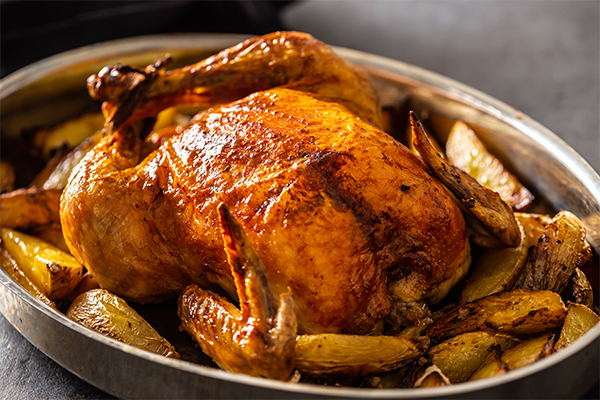 Roast Chicken with Cape Treasures Chicken Seasoning Tub