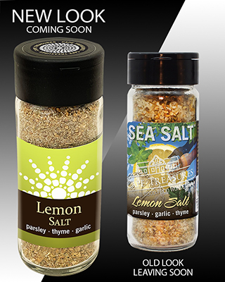 Old & New label faces for Lemon Salt