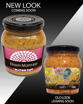 Old & New Label faces for Honey Mustard