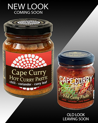 Old & New label faces for Red Curry Paste