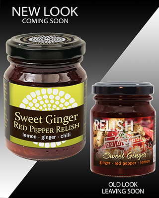 Old & New Label Faces for Sweet Ginger Relish
